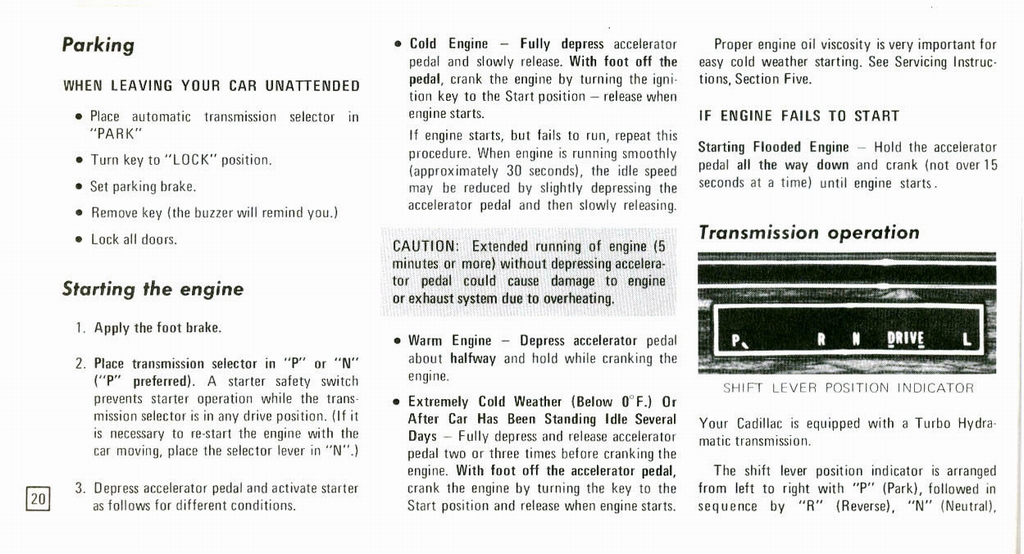 1973 Cadillac Owners Manual Page 47